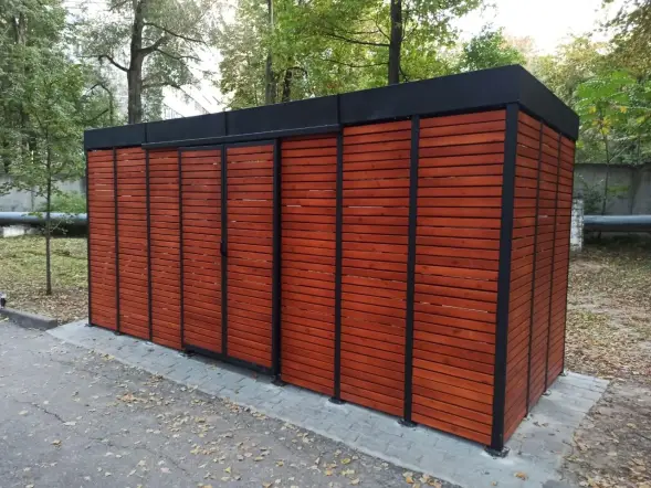 Контейнерная площадка «Бункер» 9,1 м (на 6 контейнеров)