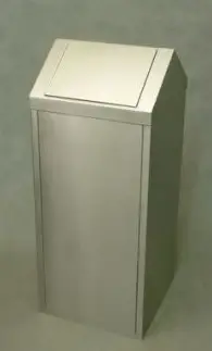 Урна Эклипс, 500х400х1020 мм, шлифованная, с емкостью 95 л