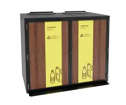 Контейнерный шкаф «Блок композит» Сталь, композит