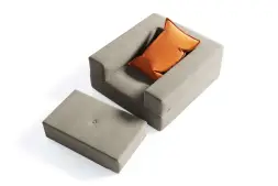 Кресло-матрас Кубис Вельвет-люкс