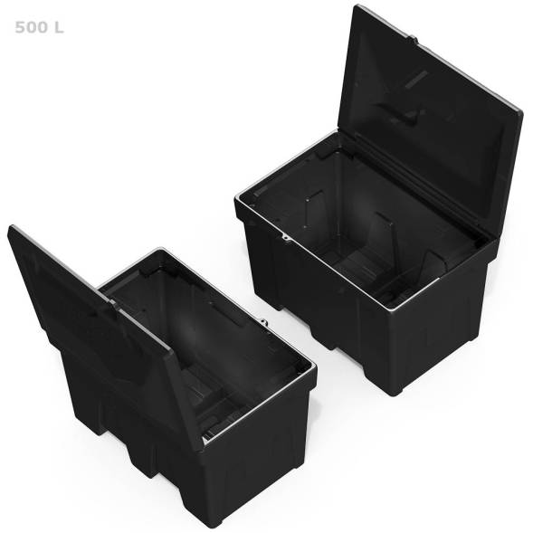 Ящик для ветоши 500 литров черный