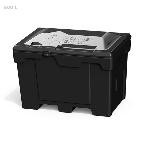 Ящик для ветоши 500 литров черный