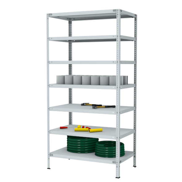 Бытовой стеллаж хозяйственный металлический [14153]