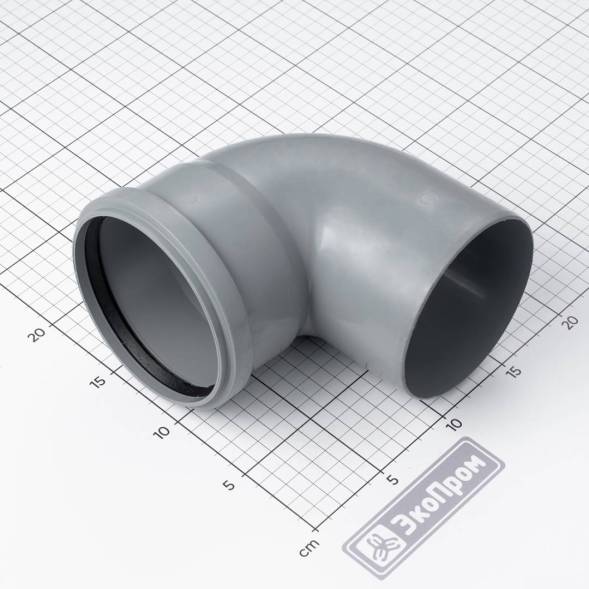 Отвод 110х87 пластик