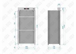 Роллетный шкаф в паркинг ROLL-BOX SIMPLE 10.07.4.V2