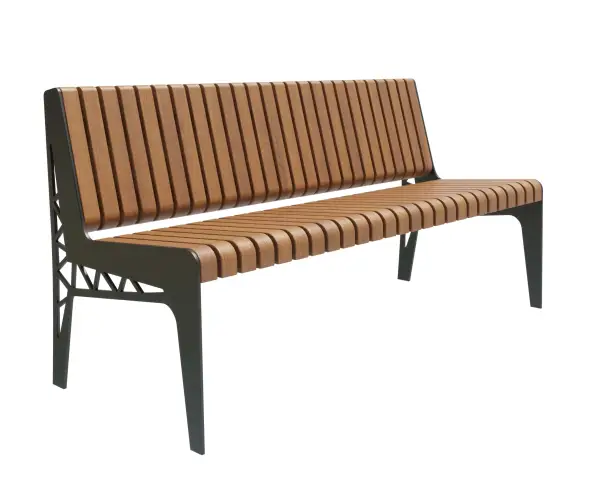 Скамейка стальная «Бургундия» 0,6 м