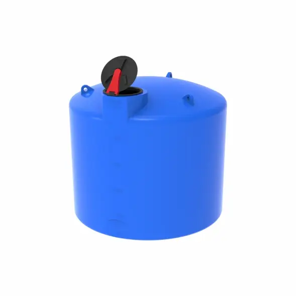 Емкость TRN 5000л с откидной крышкой синяя