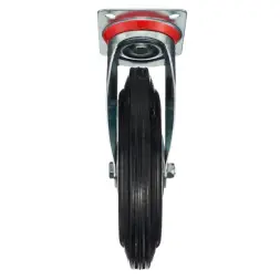 Колесо поворотное Стелла-техник 4001-250 диаметр 250мм, грузоподъемность 210кг, резина, металл