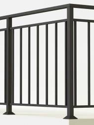 Металлическое балконное ограждение БО-1, 1 пог. м.