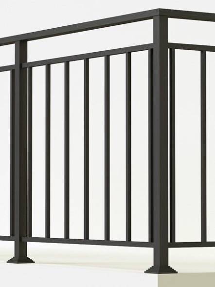 Металлическое балконное ограждение БО-1, 1 пог. м.