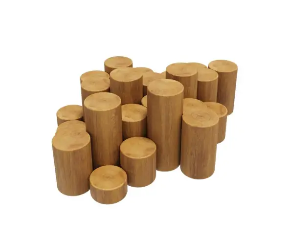 Пирамида из бревен HARDWOOD «Камызяк»