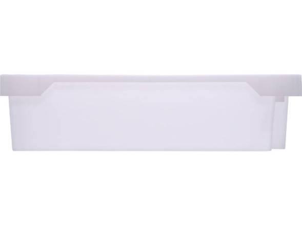 Ящик пластиковый со сплошными стенками и дном, 600х400х150 мм, белый [225]