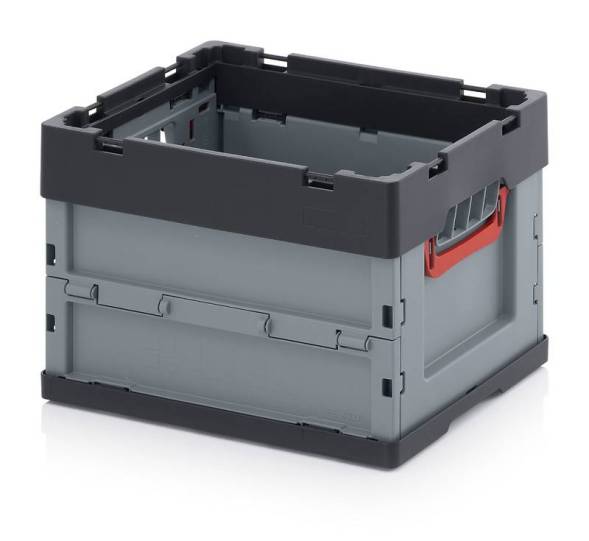 Ящик пластиковый складной без крышки AUER FB 43/27, 400x300x270 мм, серый [FB 43/27]