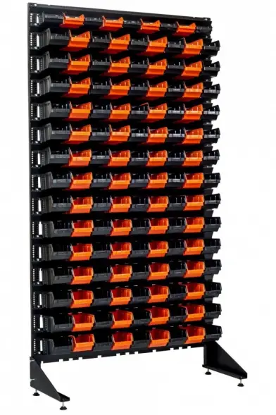 Стеллаж с пластиковыми ящиками 1801-1/14/0 СH-O