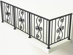 Металлическое балконное ограждение БО-3, 1 пог. м.