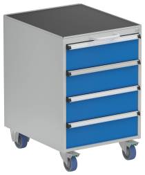 Тумба с выдвижными ящиками Treston 53/66-12, роликовые колеса, 4x150 , 5366312-07