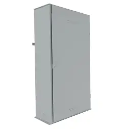 Шкаф металлический для 2х кислородных баллонов усиленный 1775x622x410 мм Светло-серый