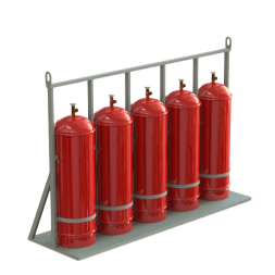 Стойка для 5 газовых баллонов (пропан) [15460]