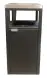 Урна-пепельница Пассаж, шлифованная, 435х955 мм, 50 л