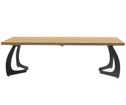 Скамейка стальная «Краун» без спинки