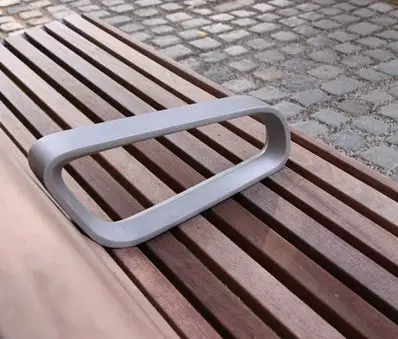 Скамейка алюминиевая «Варшава» 0,6 м (кресло)