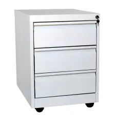 Тумба центральный замок 450x500x630 мм Светло-серый