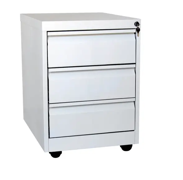 Тумба центральный замок 450x500x630 мм Светло-серый