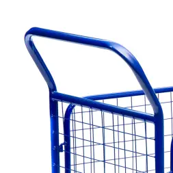 Тележка платформенная Стелла-техник КПО-500С-125-К, с бортами, 650х1150 мм