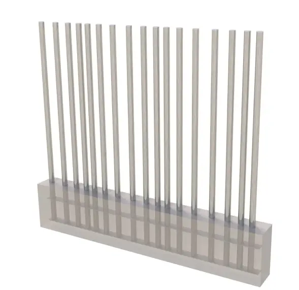 Ограждение «Скандинавия» Нержавейка - 1 м.п.