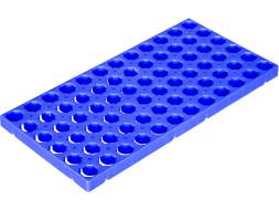 Напольная пластиковая решетка для заморозки и разморозки, 500х250х25 мм, синий [452-00]