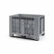 Крупногабаритный перфорированный пластиковый контейнер на полозьях IBOX, 1200х800x800 мм, серый [11.602.92.PE.C9]