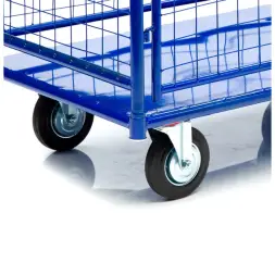 Тележка платформенная Стелла-техник КПО-500С-150-И, с бортами, 650х1150мм