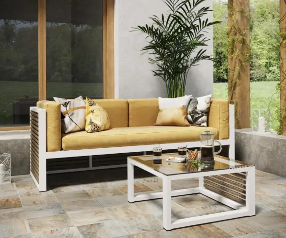 Столик «Параллель» Со стеклянной столешницей