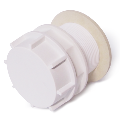 Отвод пластиковый с заглушкой 1/2"