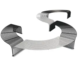 Скамейка стальная вокруг дерева «Раструм»