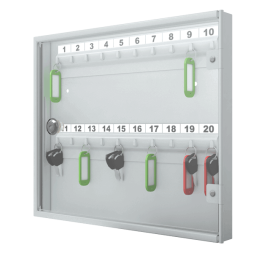 Металлическая ключница с прозрачной дверцей [10068]