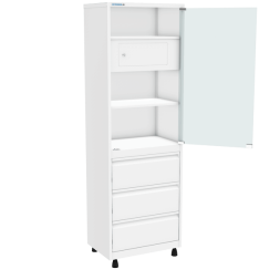 Шкаф медицинский ШМС-1-Т-Р-3 [10868]