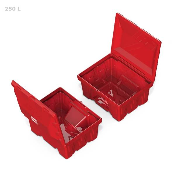 Ящик для песка 250 литров с дозатором