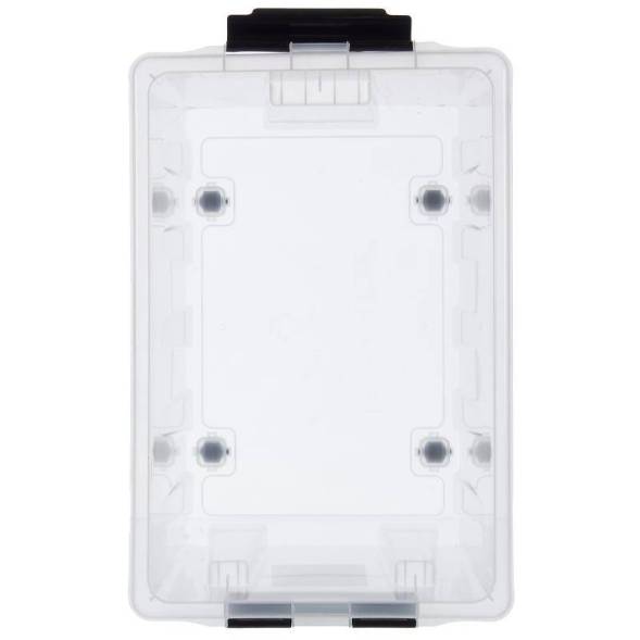 Контейнер с крышкой и клипсами Rox Box Original, 70 л, 580x390x360 мм, прозрачный [070-00.07]