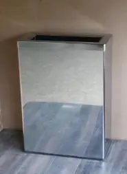 Урна Орландо, пол/шлиф, 300х600х830 мм, с емкостью 80 л