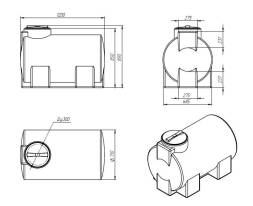 Емкость ЭВГ H 500 л