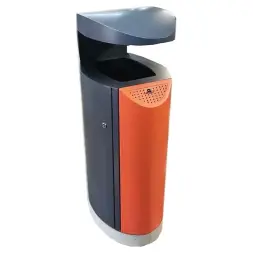 Урна-пепельница Достижение, 600х400х1200 мм, с пепельницей, 70 л