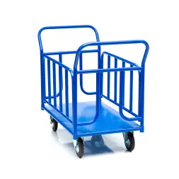 Тележка платформенная Стелла-техник КПО-500Т-200-И, с бортами, 800х1200мм