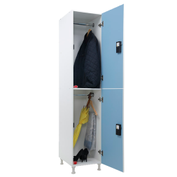 Шкаф для раздевалок WL 12-40 EL голубой/белый [13073]