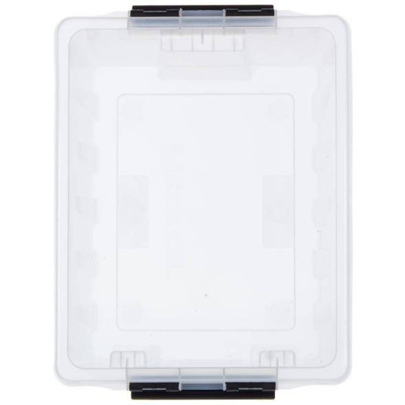 Контейнер с крышкой и клипсами Rox Box Original, 36 л, 500×390×250 мм, прозрачный