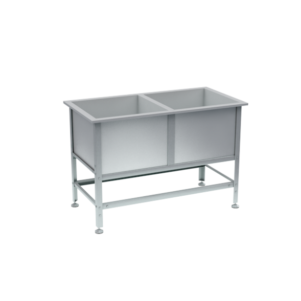 Ванна моечная 2 раковины 870x1350x700 [16775]