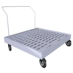 Металлический поддон для бочек ПДМ-09 1350x630x980 мм Серый