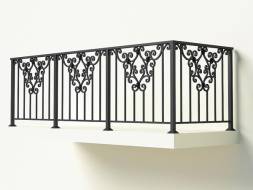 Металлическое балконное ограждение БО-18, 1 пог. м.