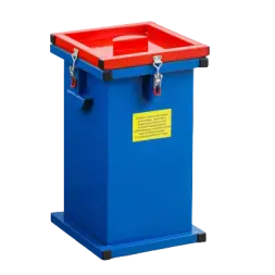 Контейнер герметичный специализированный вертикальный для битых ламп и термометров ГСК 500, 500х210х210 мм