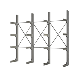 Консольный стеллаж КТр односторонний тройной 1548 [14076]